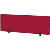 Air Desktop Screen 1400 x 400mm Bespoke Bergamot Cherry Fabric HA03096