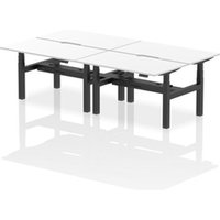 Air Back-to-Back 1400 x 800mm Height Adjustable 4 Person Office Bench