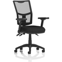 Eclipse Plus III Mesh Back With Black Seat Adjustable Folding Arms