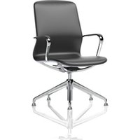 Lucia Executive Chair Chrome Frame With Chrome Glides EX000262