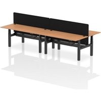 Air Back-to-Back 1800 x 800mm Height Adjustable 4 Person Office Bench