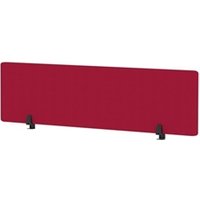 Air Desktop Screen 1600 x 400mm Bespoke Bergamot Cherry Fabric HA03104