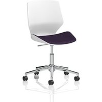 Florence 5 Star Base Bespoke Tansy Purple Fabric Task Operator Chair