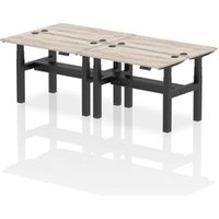 Air Back-to-Back 1200 x 600mm Height Adjustable 4 Person Office Bench