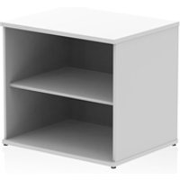 Impulse 600mm Deep Desk High Bookcase White I005800