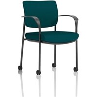 Brunswick Deluxe Black Frame Bespoke Colour Back And Seat Maringa Teal
