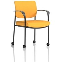 Brunswick Deluxe Black Frame Bespoke Colour Back And Seat Senna Yellow