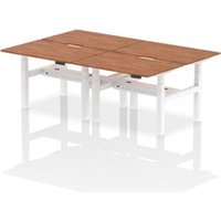 Air Back-to-Back 1200 x 800mm Height Adjustable 4 Person Office Bench
