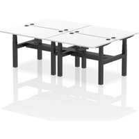 Air Back-to-Back 1200 x 800mm Height Adjustable 4 Person Office Bench
