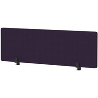 Air Desktop Screen 1400 x 400mm Bespoke Tansy Purple Fabric HA03103