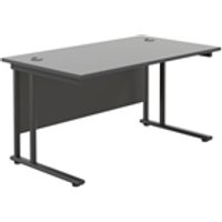 1200x800 Twin Upright Rectangular Desk