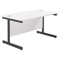 1200x800 Single Upright Rectangular Desk White