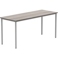 Rectangular Multi Use Table 1600X600 Alaskan Oak Silver