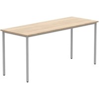 Office Rectangular Multi - Use Table | 1600X600 | Canadian Oak/Silver - Core