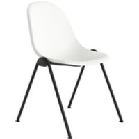 Lizzie 4 Leg Chair in White Finish, White