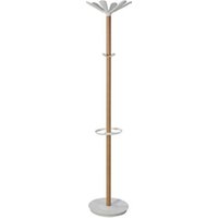 Wooden Coat stand Beech White