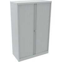 Bisley Essentials Steel Tambour with Side Open : 158.8 : Light Grey