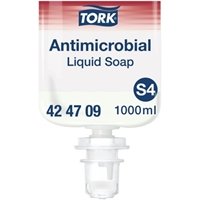 Tork Antimicrobial Hand Washing Liquid Soap Pack of 6 424709 SCA37505
