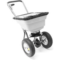 Slingsby Salt Spreader with Rain Cover Grey 36kg 425728 SBY02670