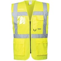 Portwest Berlin Hi Vis Executive Vest L Yellow POW13739