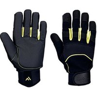 Portwest Mechanics Anti-Vibration Glove 1 Pair Black Medium A791K8RM