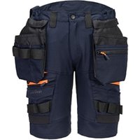 Portwest DX4 Detachable Holster Pocket Shorts 36 Dark Navy POW41872