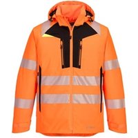 Portwest DX4 Hi Vis Winter Jacket XL OrangeBlk POW35841