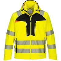 Portwest DX4 Hi Vis Softshell 3L 2XL YellowBlk POW35947