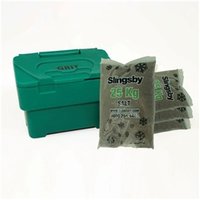 Slingsby Salt and Grit Bin Supplied with Salt Green 115L 395093