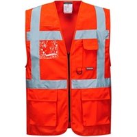 Portwest Berlin Hi Vis Executive Vest 2XL Red (Pack of 10)