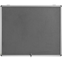 Bi-Office Enclore Fire Retardant Grey Lockable Door Top Hinged 12xA4