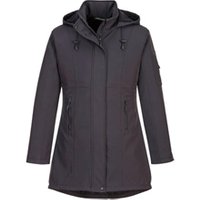Portwest Carla Womens Softshell Jacket 3L L Char Gry