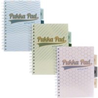 Pukka Haze Project Book A5 Wirebound With Dividers Assorted (Pack 3) Pukka Haze Project Book A5 Wirebound With Dividers Assorted (Pack 3)