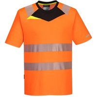 Portwest DX4 Hi Vis T-Shirt SS M OrangeBlk POW36501