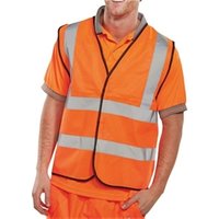Beeswift Hi Viz Waistcoat Full App. G Orange XL WCENGORXL