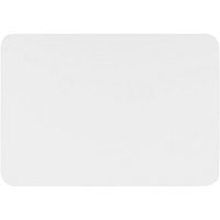 Bi-Office Frameless Non-Magnetic Whiteboard Double Plain A4 (Pack 6)