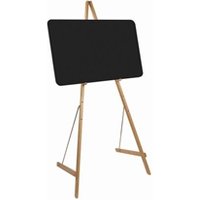 Bi-Office Frameless Double-Sided Chalkboard Drywipe Surface 90x60cm