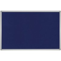Bi-Office Maya Felt Noticeboard Plastic Frame 180x120cm Blue FB8543186