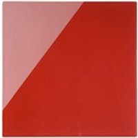 Bi-Office Glass Magnetic Board Red Surface Frameless 48x48cm GL150301