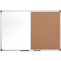 Bi-Office Maya Combination Board CorkDrywipe Surface 80x60cm XA1302170