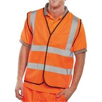 Beeswift B-Seen EN ISO 20471 Vest Orange Medium WCENGORM