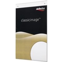 UK Office Direct Deflecto Portrait Wall Sign Holder A5 Top loading DE471YTCRY