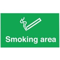 UK Office Direct Enjoy 83% Discount on 300x500mm PVC Smoking Area Sign