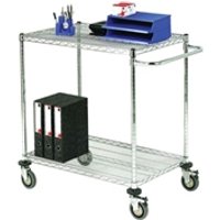 Slingsby Mobile Trolley 2-Tier Chrome 373003 SBY19681