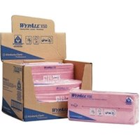 Wypall Interfolded Cleaning Cloths Red Pack of 50 7444 KC02091