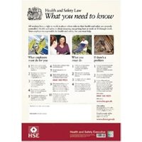 Health + Safety Law Poster (1mm Width PVC)