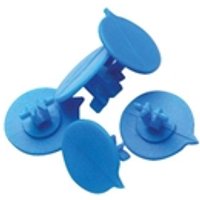 GoSecure Security Seals Plain Round Blue Pack of 500 IMSealBL VP500