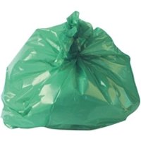 2Work Mdut Refuse Sack Green PK200 - Rubbish Bins - Refuse Sacks