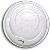 Belgravia Bio 8oz Sip Through White Lids 50's - PACK (20)