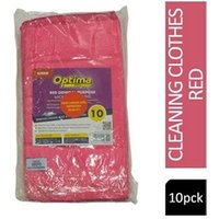 Janit-X Microfibre Cleaning Cloths Red Pack 10's - PACK (20)